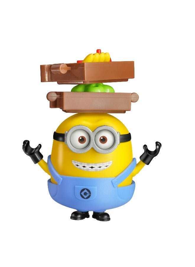 BLOKEES PreCool Minions Otto Model Kit | The Fruit Handler Playset with Crates & Accessories | Buildable Collectible Construction Toy for Kids Ages 4+ | Jelly Factory Series - Image 2